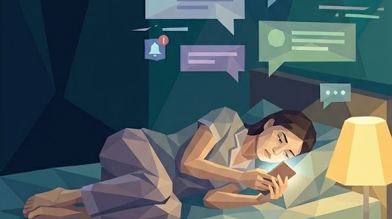 睡前情境 - 滑手機時感到莫名疲憊